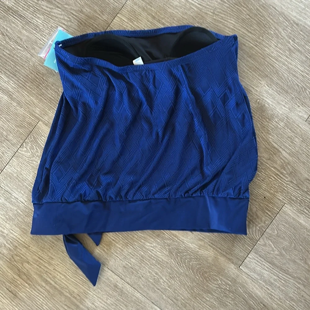 Convertible Blouson Swim Top